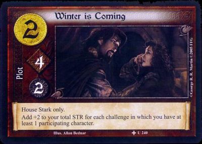 Winter is Coming